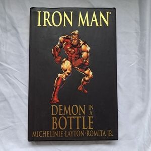 Iron Man: Demon in a Bottle Hardcover w/ Dust Jacket Michelinie & Layton Jr